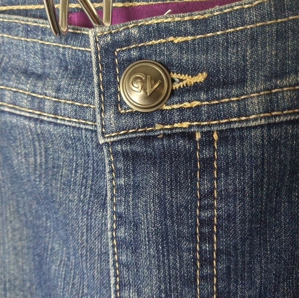 Gloria Vanderbilt  woman 12S denim blue 5 pocket Amanda Jeans casual straight - Picture 4 of 11